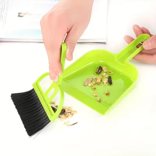 Mini Dustpan & Brush Set – Compact Cleaning Tool for Home, Office & Kitchen Okayhai