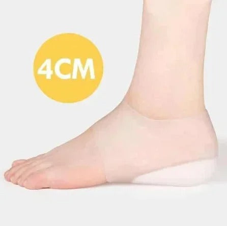Concealed Footbed Enhancers Invisible Height Increase Soft Silicone Heel Insoles Wearable Heel Cushion Inserts Suitable for Men Women height increases up to 1.5 inch Okayhai