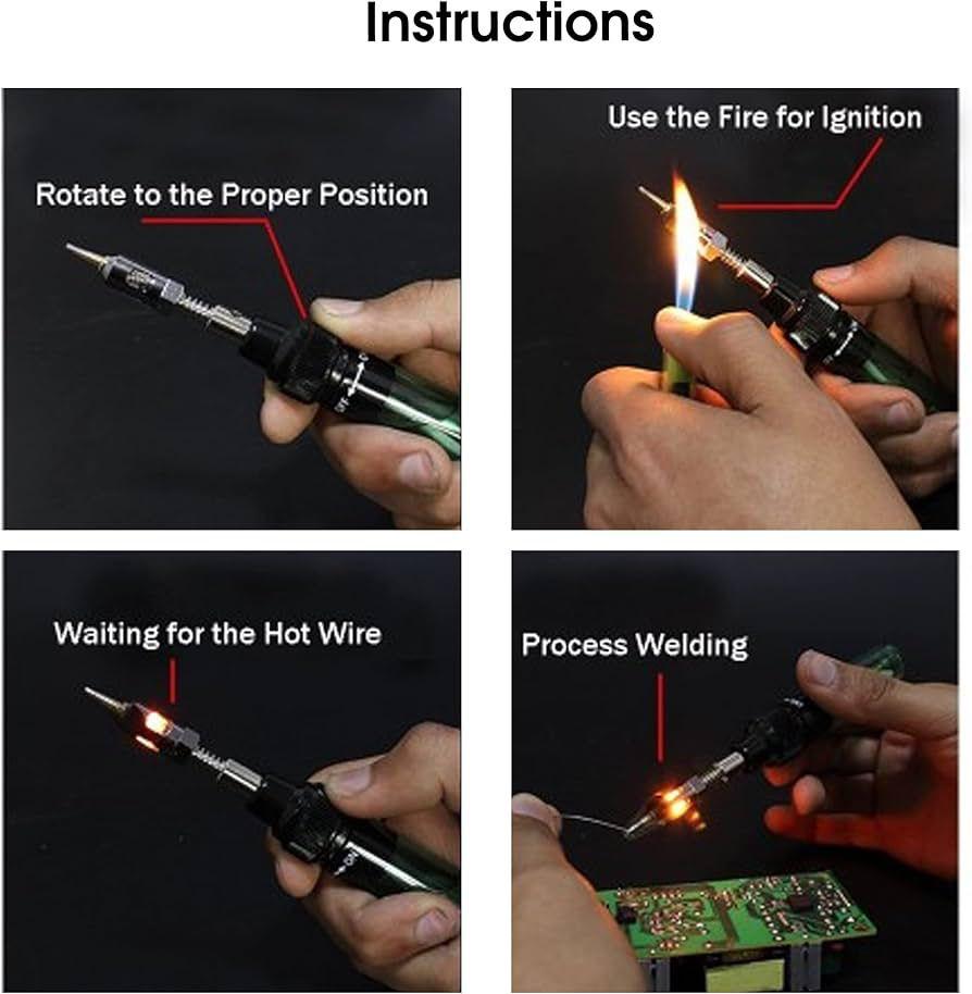 Wireless Portable Heating Tool Gas Soldering Iron Blow Pen Torch Welding Tools Okayhai