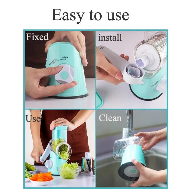 Vegetable Cutter Kitchen Gadgets Multifunction Manual Vegetable Cutter - Okayhai