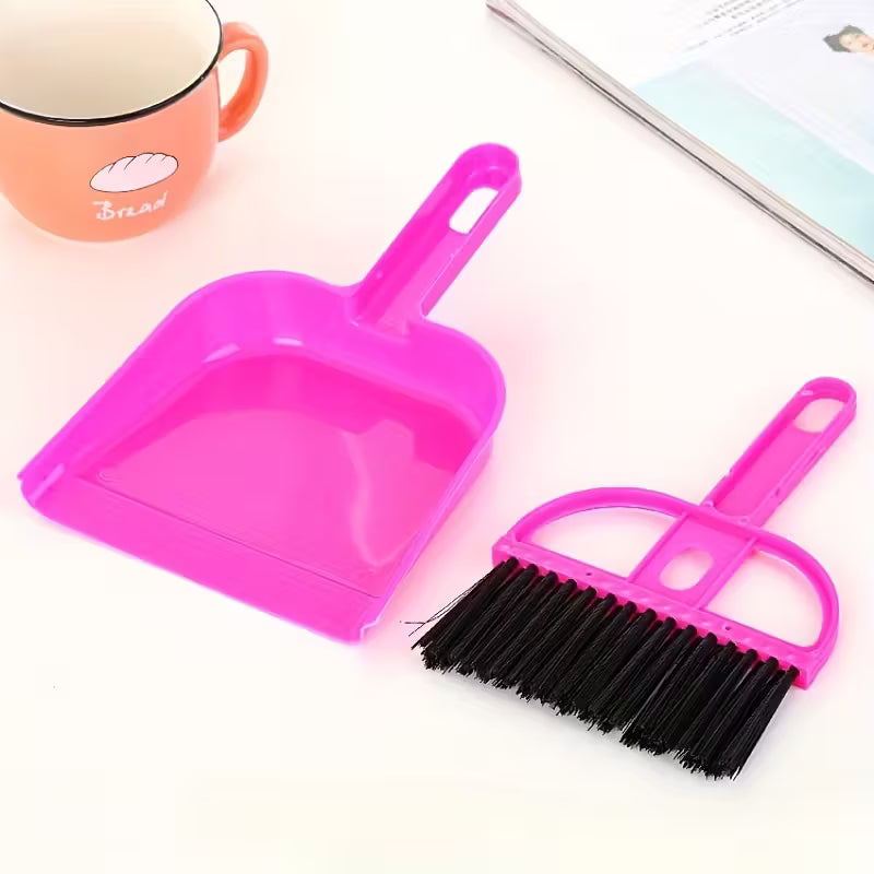 Mini Dustpan & Brush Set – Compact Cleaning Tool for Home, Office & Kitchen Okayhai