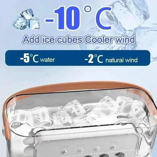 3 In 1 Portable Humidifier Fan Mini Air Conditioners USB Mini fan LED Night Light Water Mist Fun Air Cooler Humidifie For Home - Okayhai