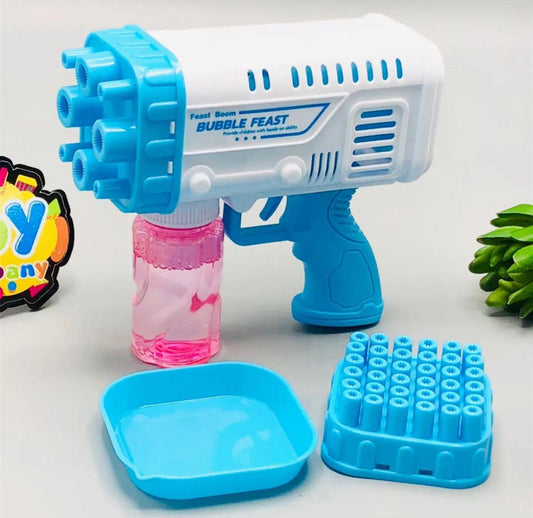 36-Hole Electric Bubble Gun Machine for Kids Water Bubble Gun with Bubble Liquid Included Okayhai