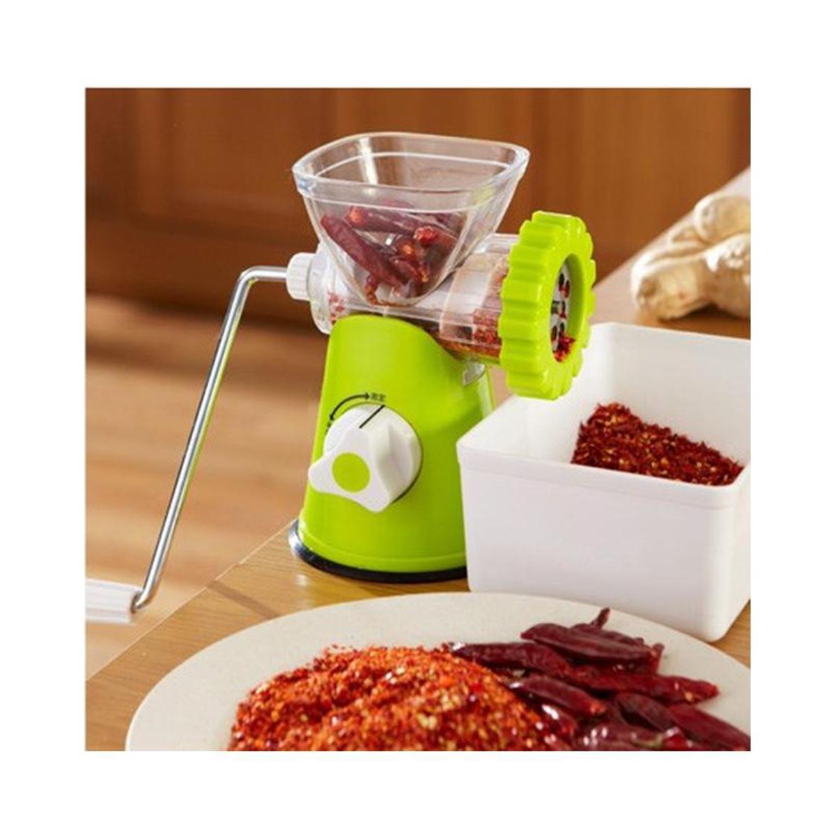 Baral Manual Minced Meat Machine – Green Plastic Body Okayhai