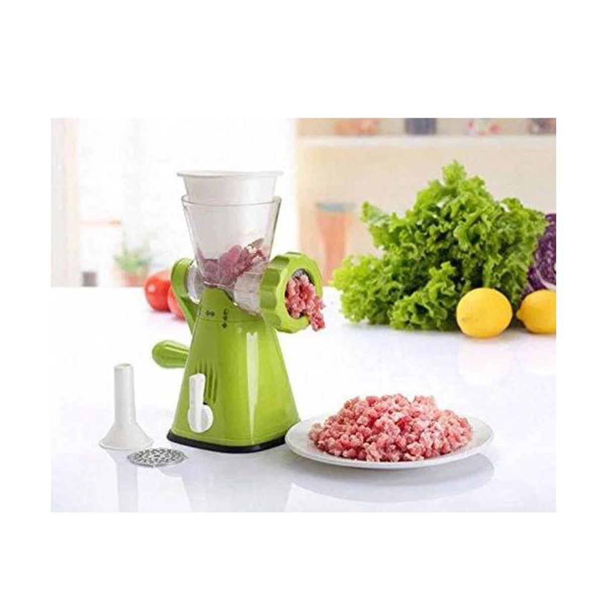 Baral Manual Minced Meat Machine – Green Plastic Body Okayhai