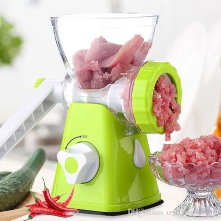 Baral Manual Minced Meat Machine – Green Plastic Body Okayhai