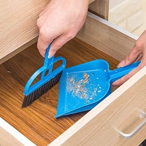 Mini Dustpan & Brush Set – Compact Cleaning Tool for Home, Office & Kitchen Okayhai