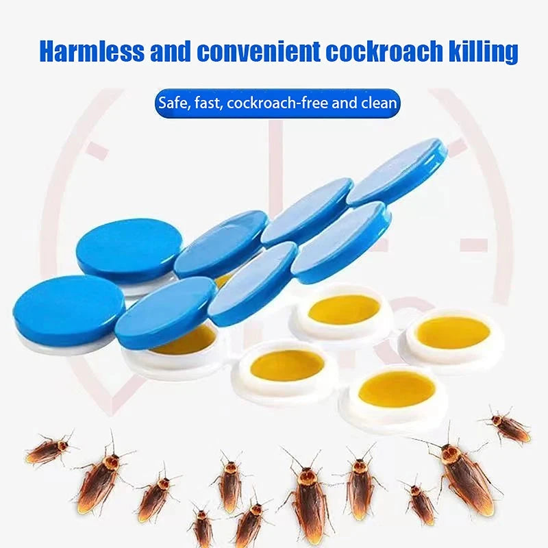 2 Pack Cockroach Gel Bait, Highly Effective Roach Gel Bait Indoor Infestation Solution, Fast Acting Cockroach Killer Indoor Home Kitchen Use, Easy to Apply & No Mess Roach Bait, Long-Lasting Okayhai