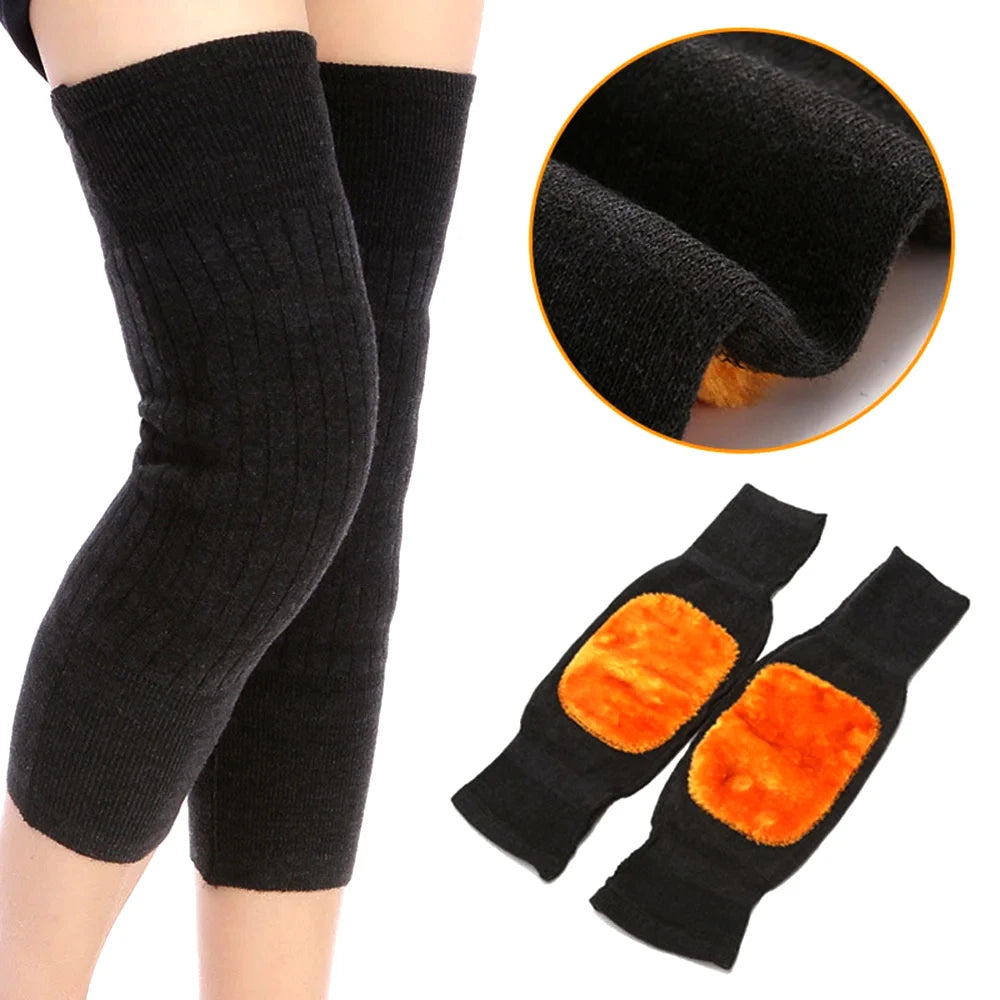 Premium Anti-Cold Knee Warmers – Soft, Stretchable & Pain-Relief Thermal Support Okayhai