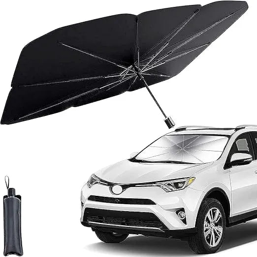 Car Windshield Sun Shade Umbrella – Foldable UV Heat Shield Okayhai
