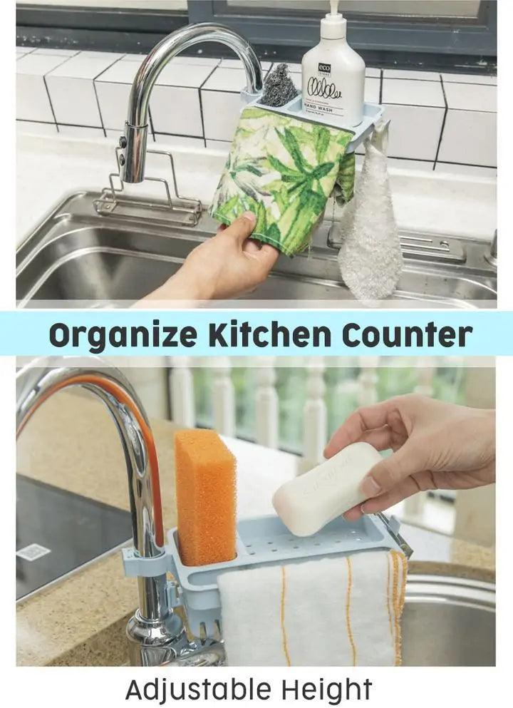 Anti Bacterial Sink Organizerfor Kitchen - Okayhai
