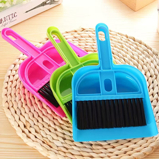 Mini Dustpan & Brush Set – Compact Cleaning Tool for Home, Office & Kitchen Okayhai