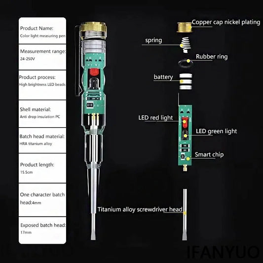 Intelligent Dual Voltage Tester Pen – Non-Contact Electric Detector Okayhai