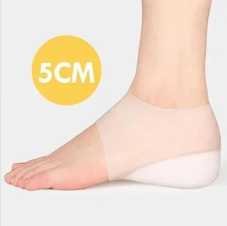Concealed Footbed Enhancers Invisible Height Increase Soft Silicone Heel Insoles Wearable Heel Cushion Inserts Suitable for Men Women height increases up to 1.5 inch Okayhai