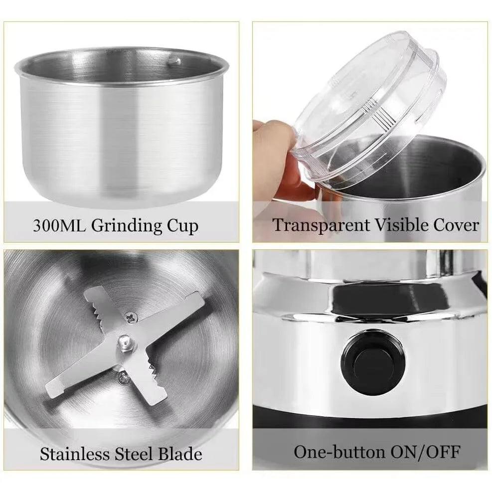 Nut Bean Spice Blender Kitchen Multifunctional Coffee Chopping Blade Grain Grinder Home Electric Coffee Grinder - Okayhai