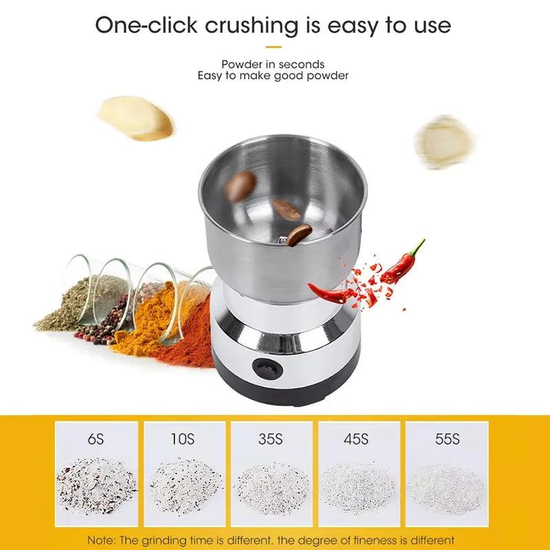 Nut Bean Spice Blender Kitchen Multifunctional Coffee Chopping Blade Grain Grinder Home Electric Coffee Grinder - Okayhai