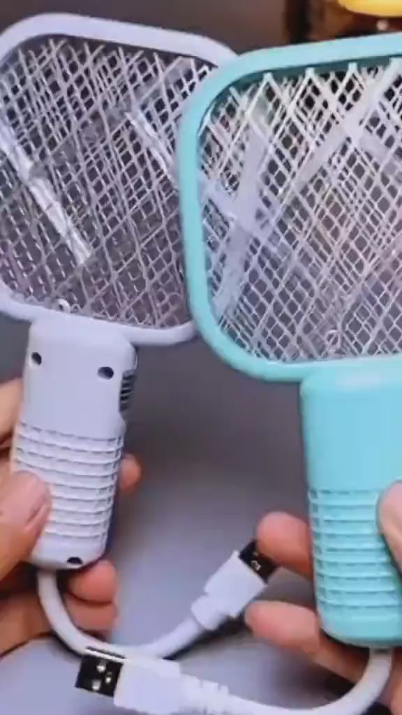 Mini portable USB Flyer and Mosquitoes killer Racket