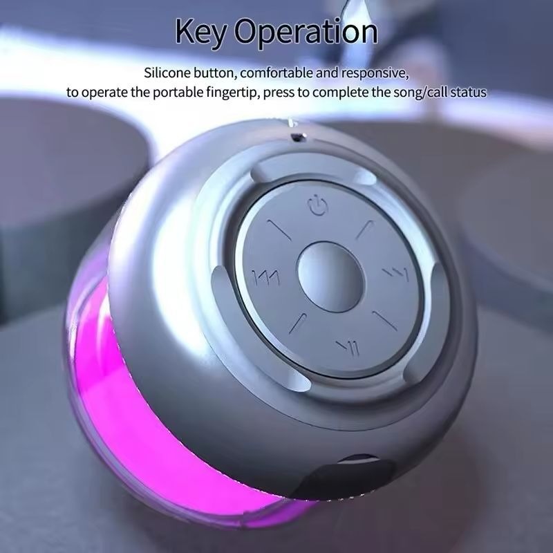 Mini Bluetooth Wireless Speaker USB Rechergeable with RGB color change Acrylic body for home and outdoor Okayhai