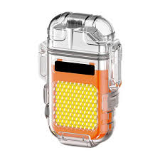 Charging Electric Lighter with Mini COB Light Keychain LED Light With 3 Flashlight Mode USB Rechargeable The Perfect Combo For All Your Lighting Needs For Indoor And Outdoor Use for camping travelling and home Okayhai